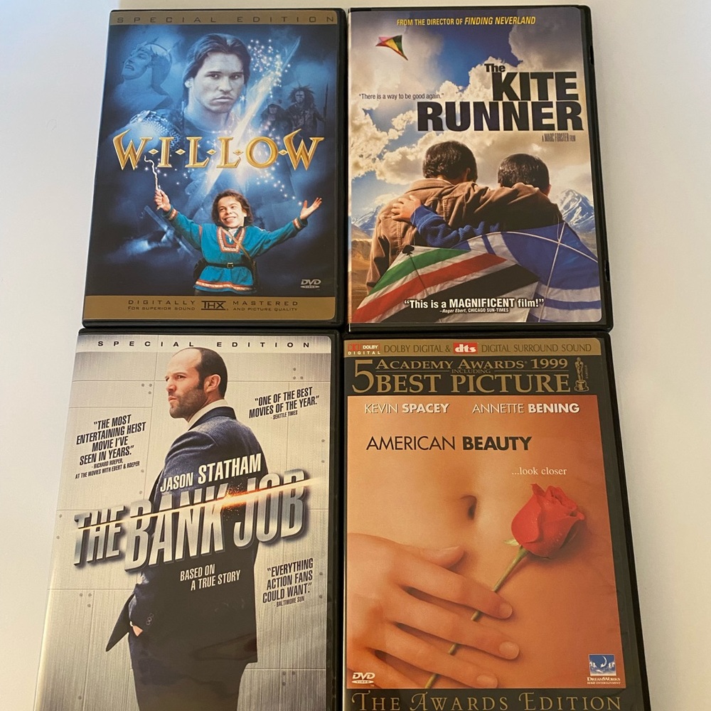 Lot of 4 DVDs